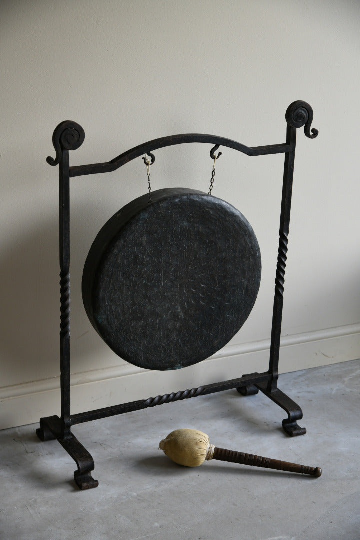 Early 20th Century Wrought Iron Gong