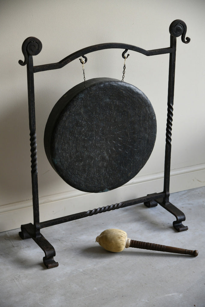 Early 20th Century Wrought Iron Gong