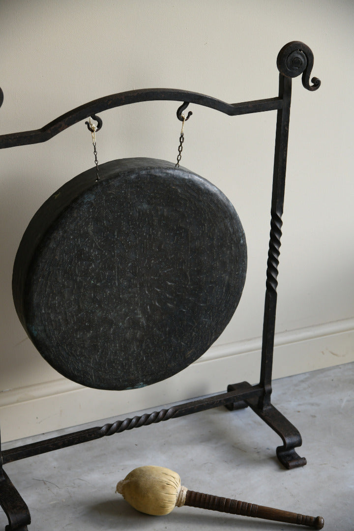 Early 20th Century Wrought Iron Gong