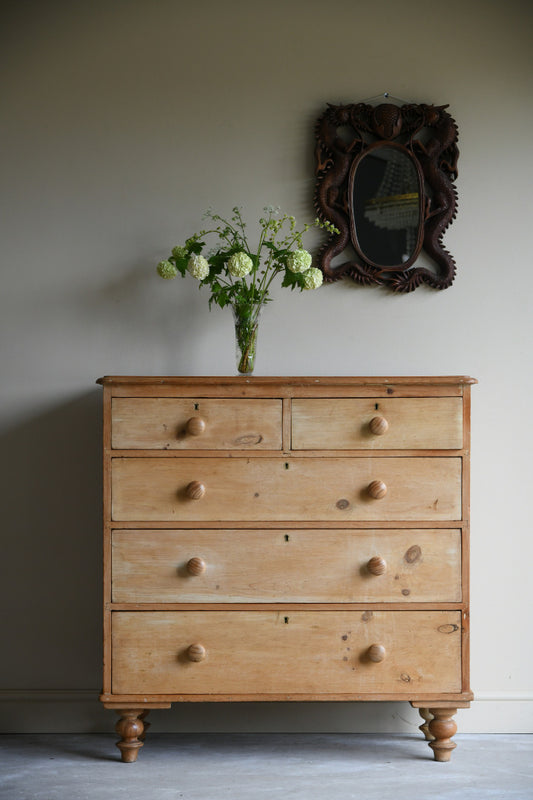 Antique Pine Chest of Drawers
