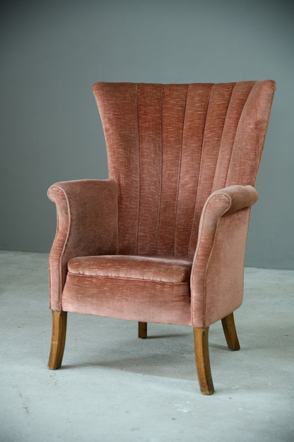 Georgian Style Upholstered Armchair