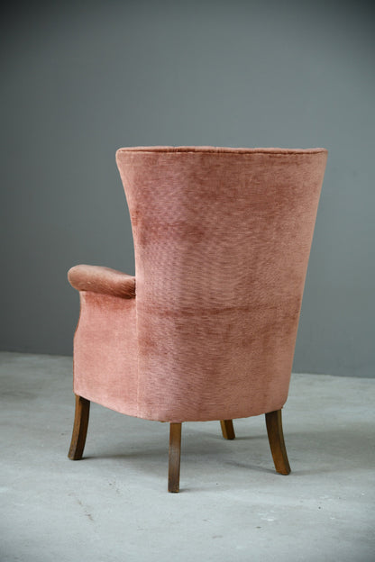 Georgian Style Upholstered Armchair