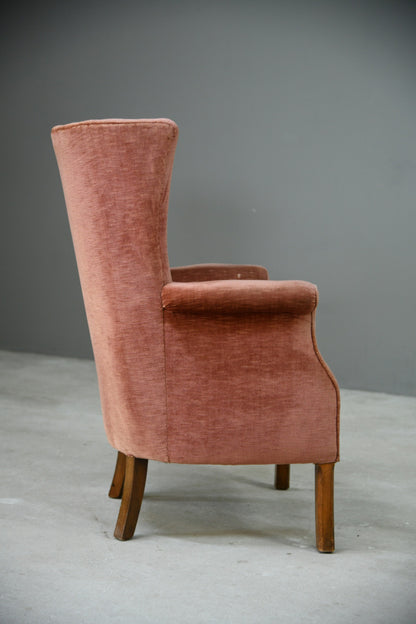 Georgian Style Upholstered Armchair