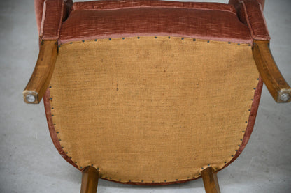 Georgian Style Upholstered Armchair