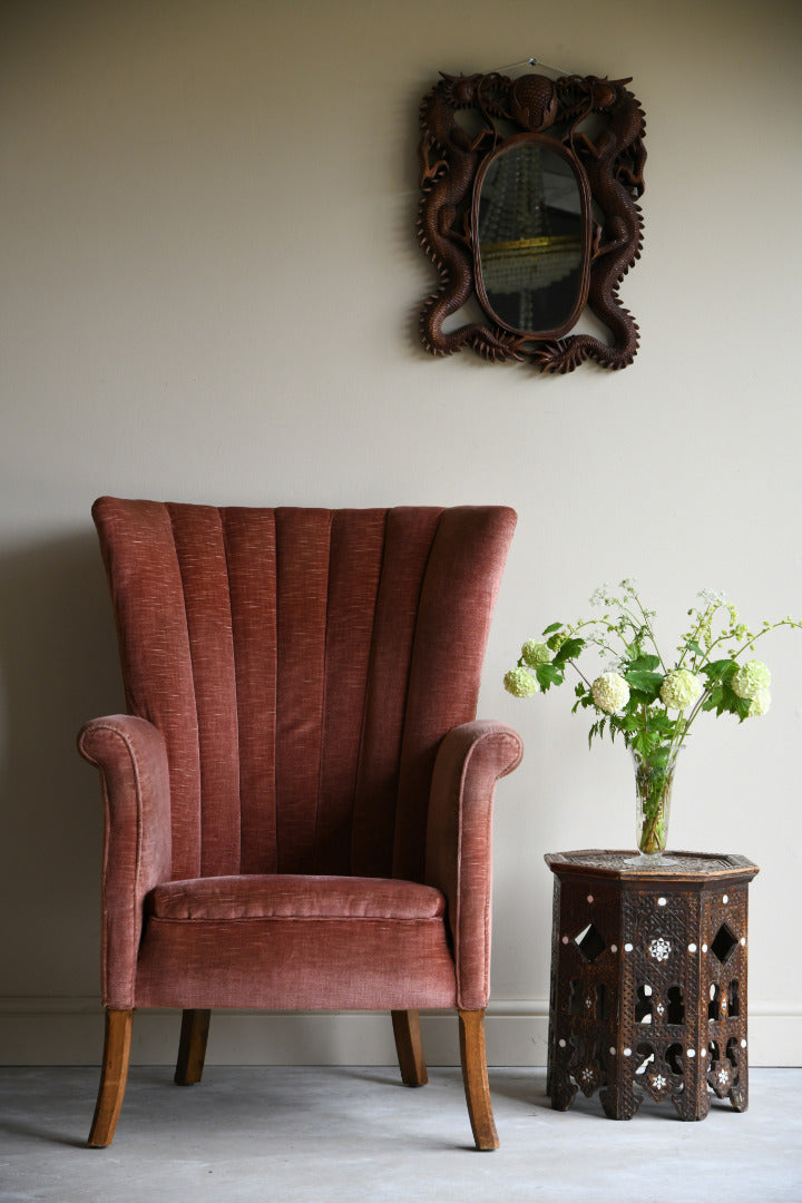 Georgian Style Upholstered Armchair