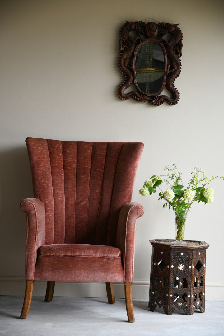 Georgian Style Upholstered Armchair