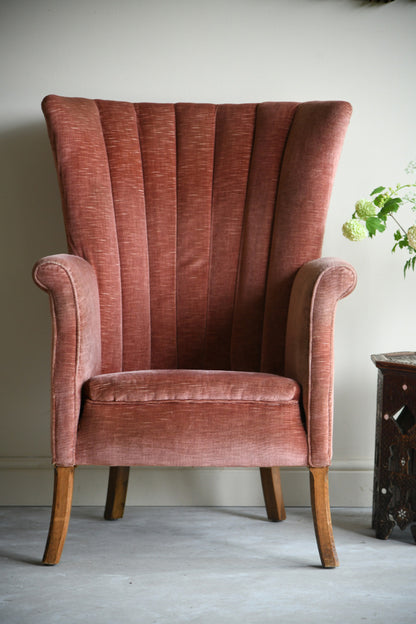 Georgian Style Upholstered Armchair