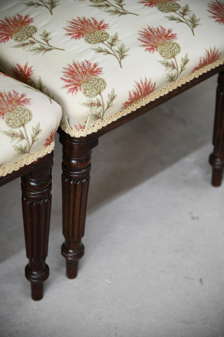 Set 4 Antique Mahogany Dining Chairs