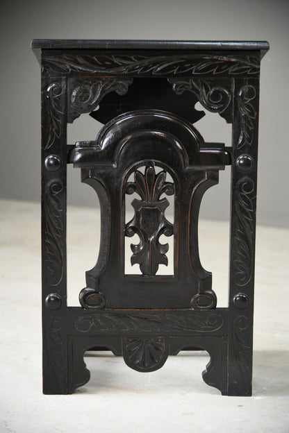 Ebonised Oak Reading Lectern