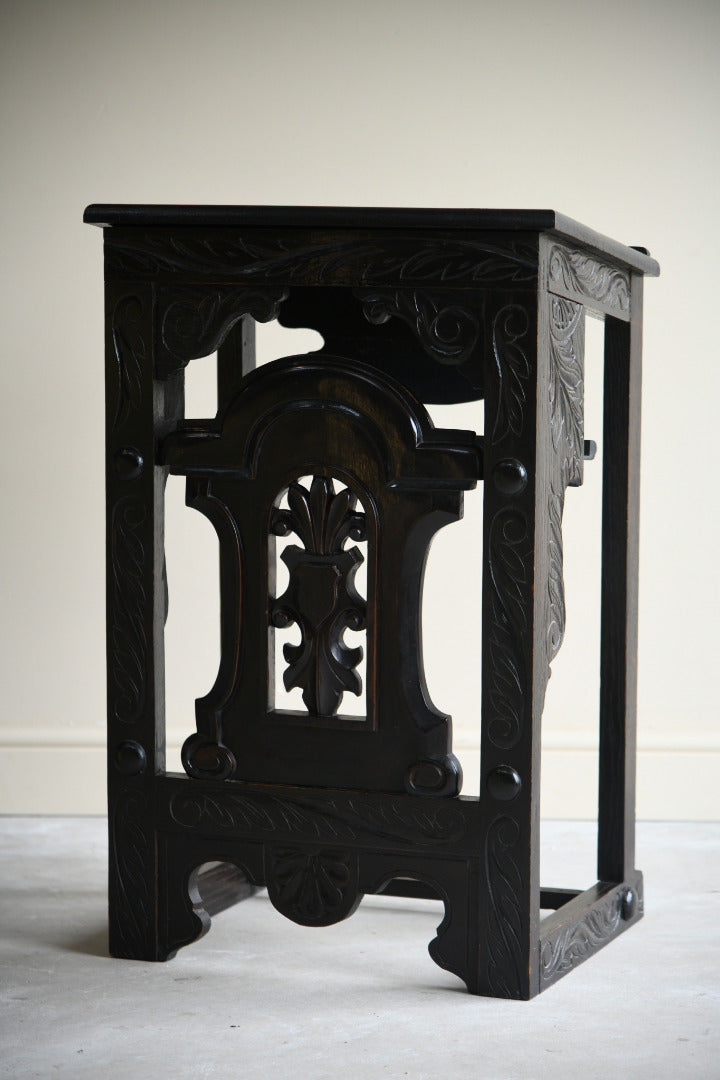 Ebonised Oak Reading Lectern