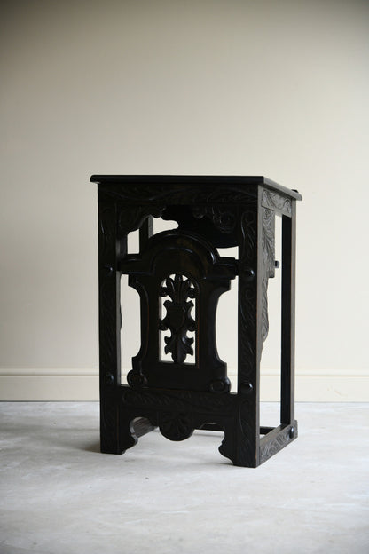 Ebonised Oak Reading Lectern