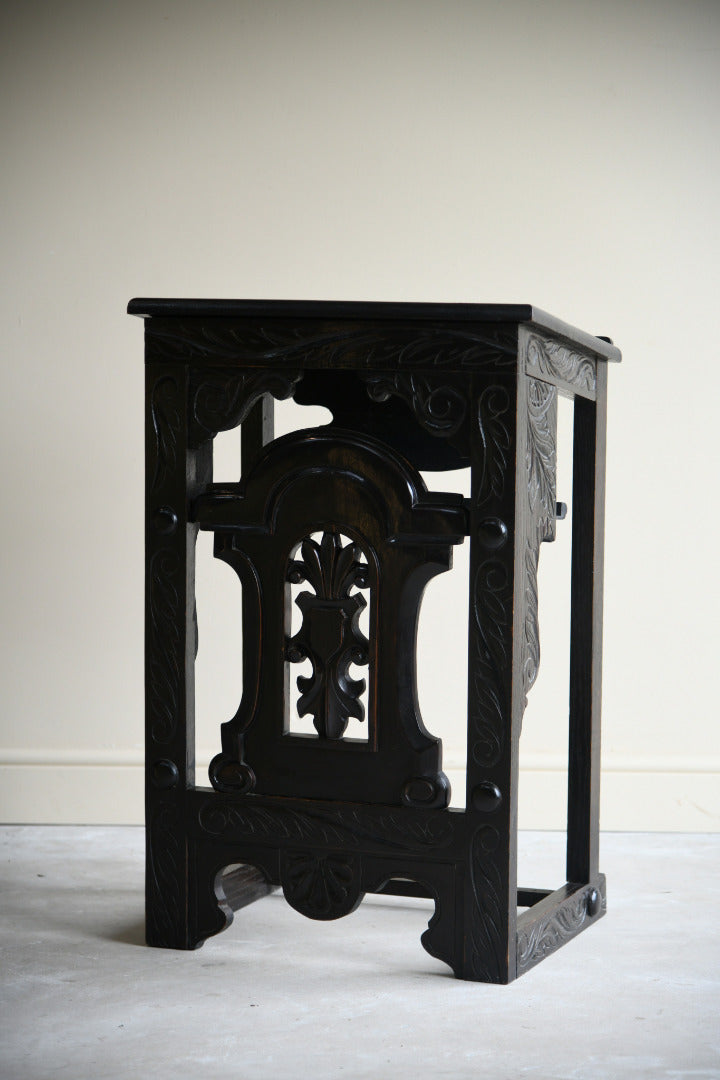 Ebonised Oak Reading Lectern