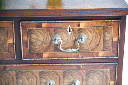 Oyster Veneer Chest of Drawers