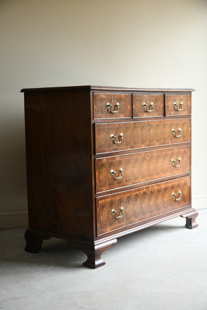Oyster Veneer Chest of Drawers