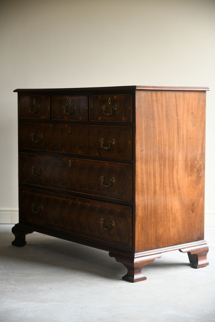 Oyster Veneer Chest of Drawers