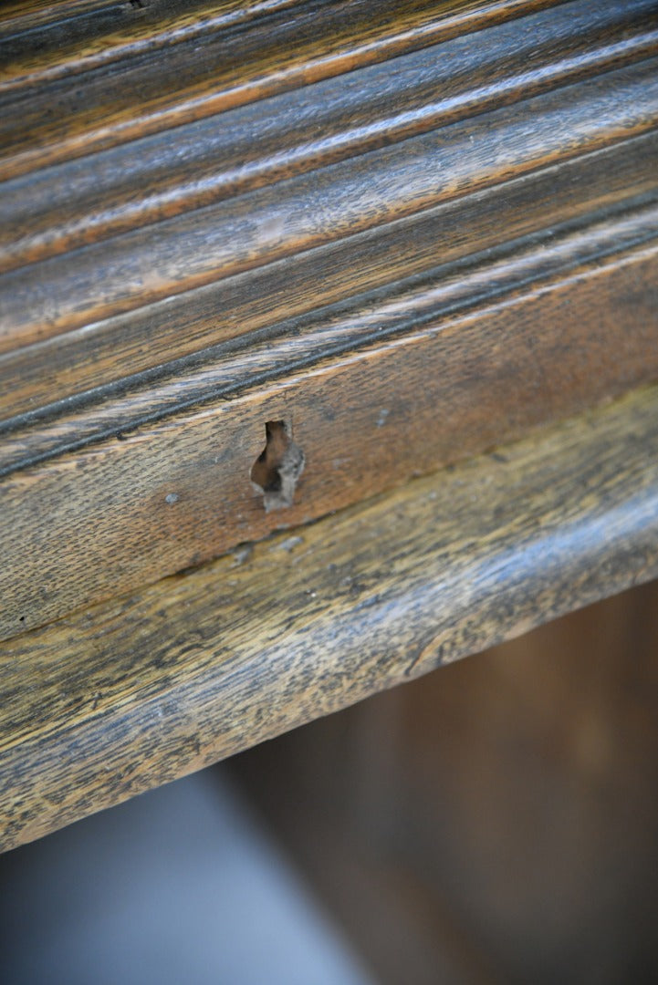 Edwardian Oak Roll Top Tambour Desk