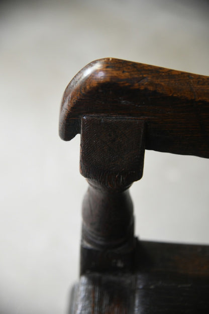 Georgian Oak Settle Bench