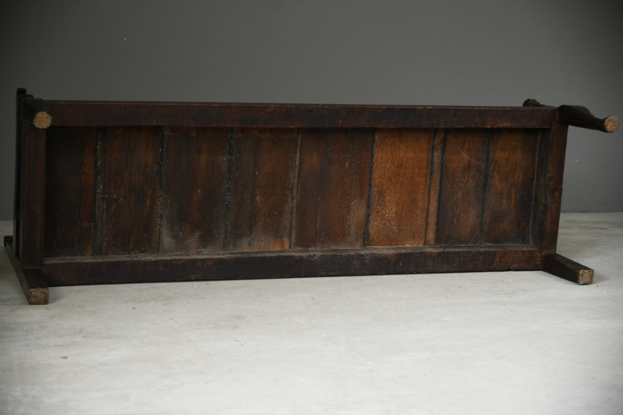 Georgian Oak Settle Bench