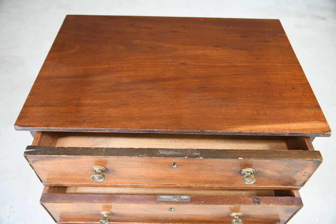 Antique Mahogany Small Chest of Drawers