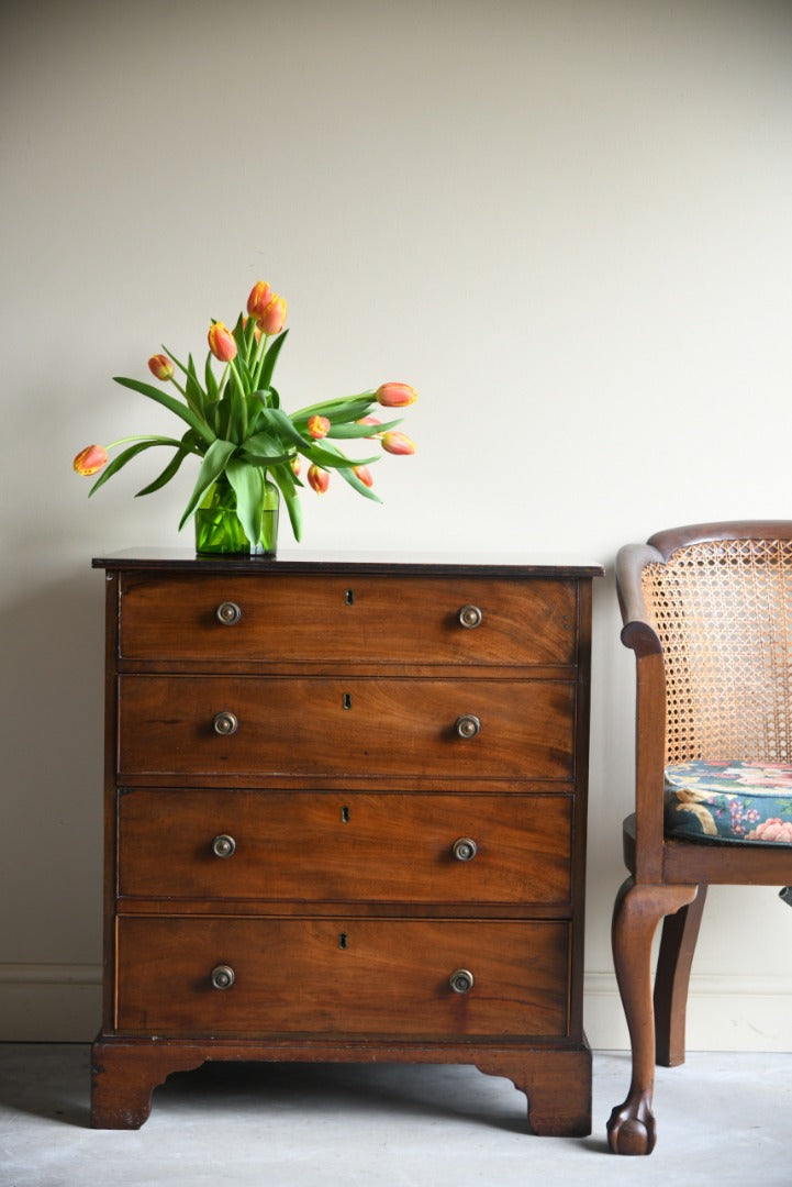 Antique Mahogany Small Chest of Drawers