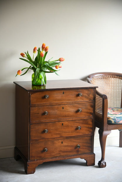 Antique Mahogany Small Chest of Drawers