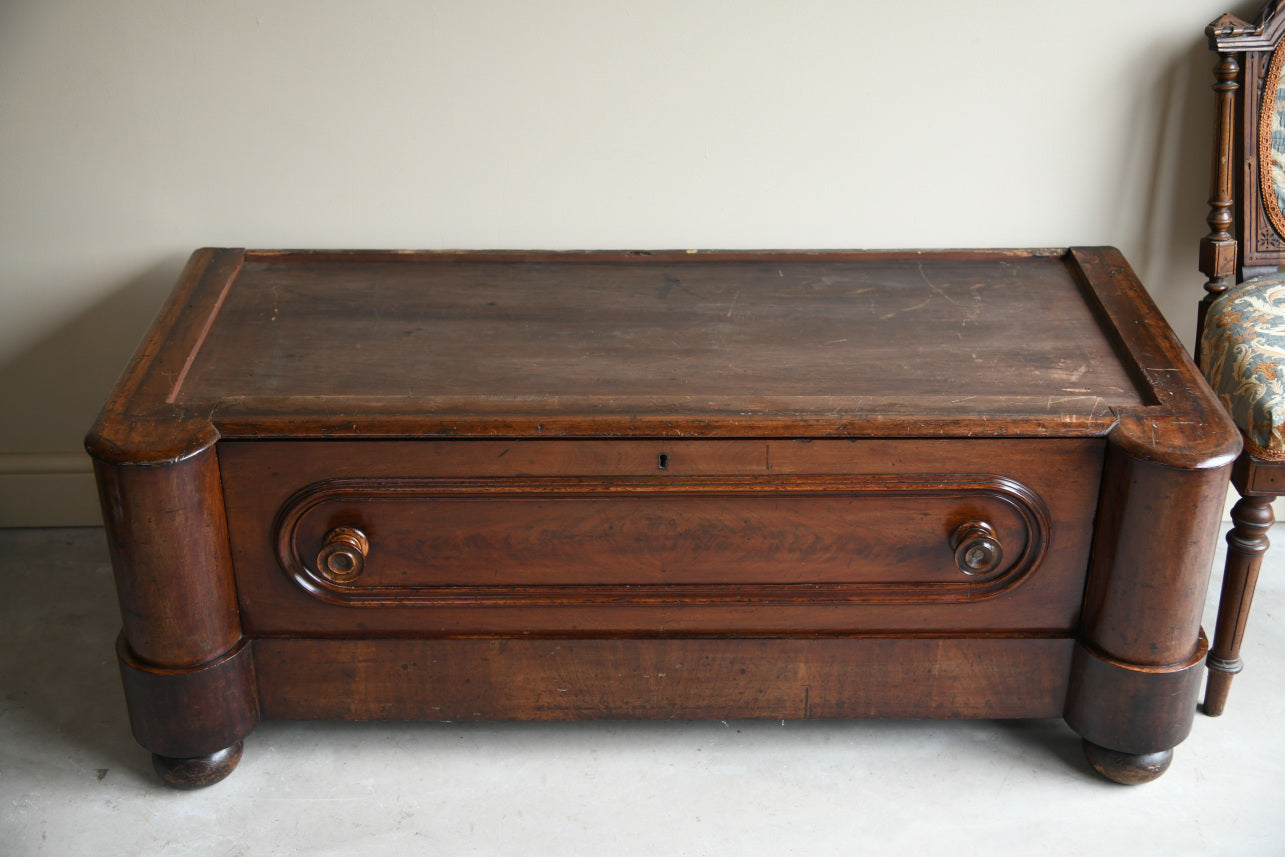 Antique Mahogany 2 Part Chest of Drawers