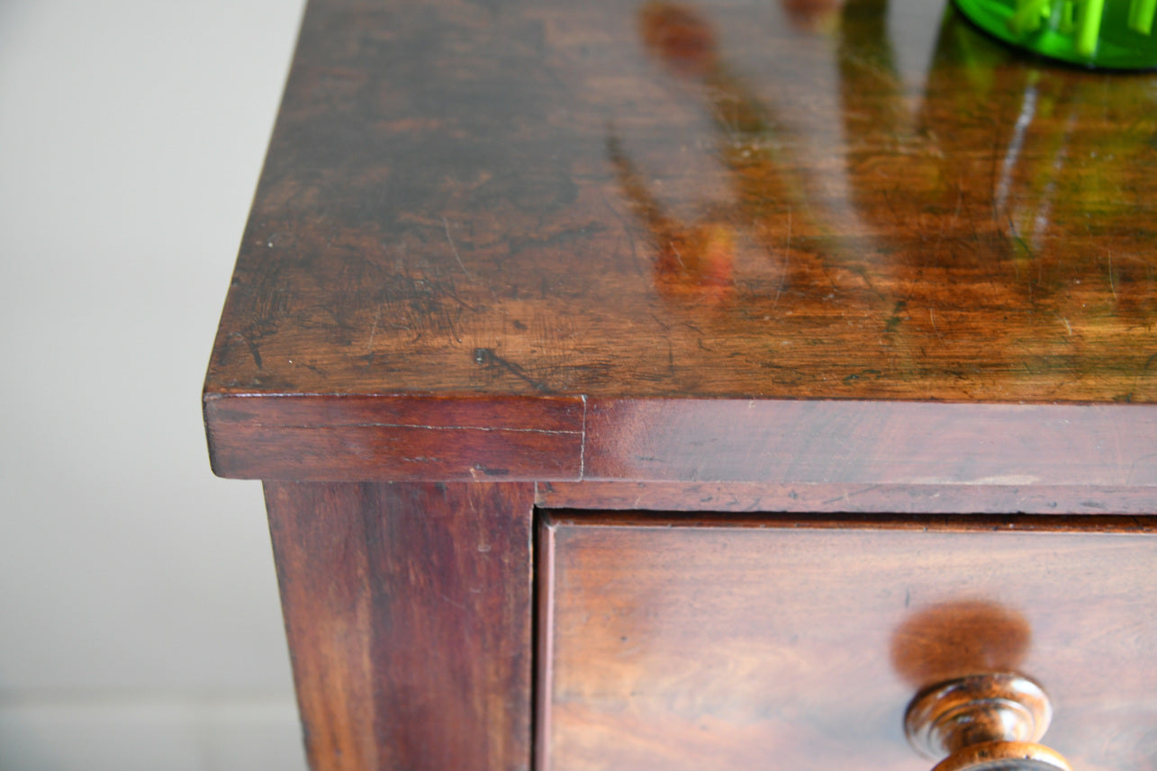 Antique Mahogany 2 Part Chest of Drawers