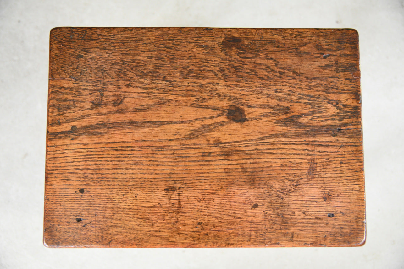 Antique Oak Joint Stool