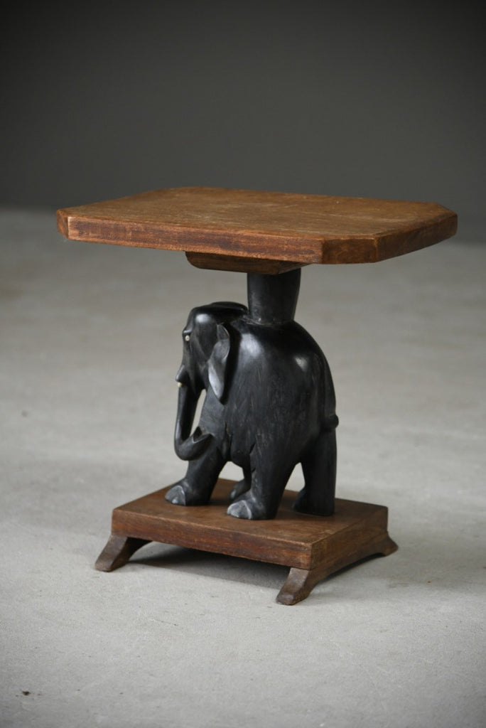 Colonial Indian Elephant Occasional Table