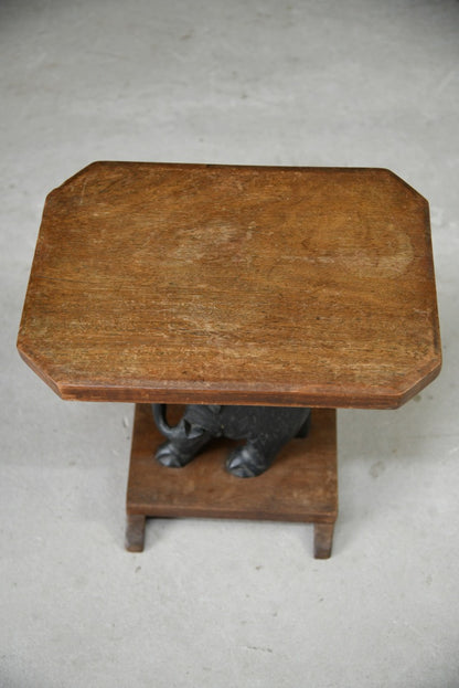 Colonial Indian Elephant Occasional Table