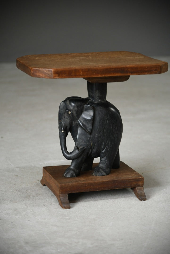 Colonial Indian Elephant Occasional Table