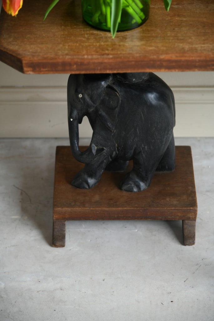 Colonial Indian Elephant Occasional Table