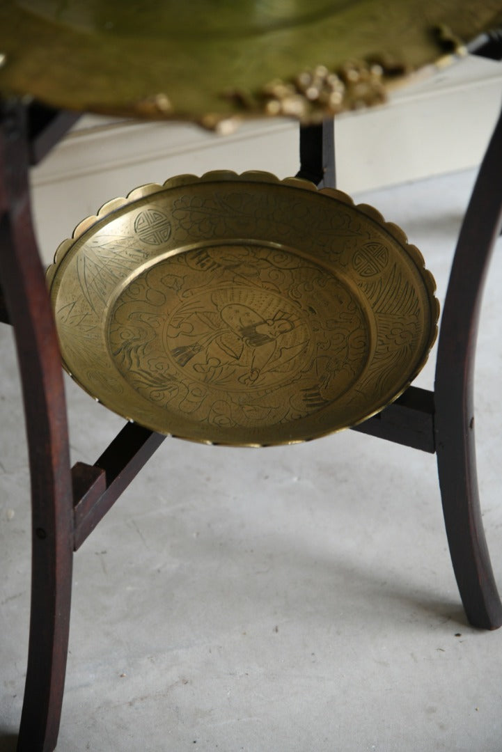 Brass Two Tier Eastern Table