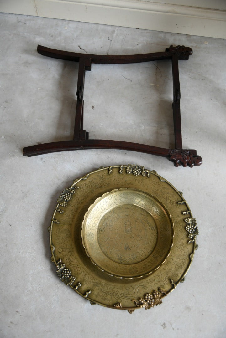 Brass Two Tier Eastern Table