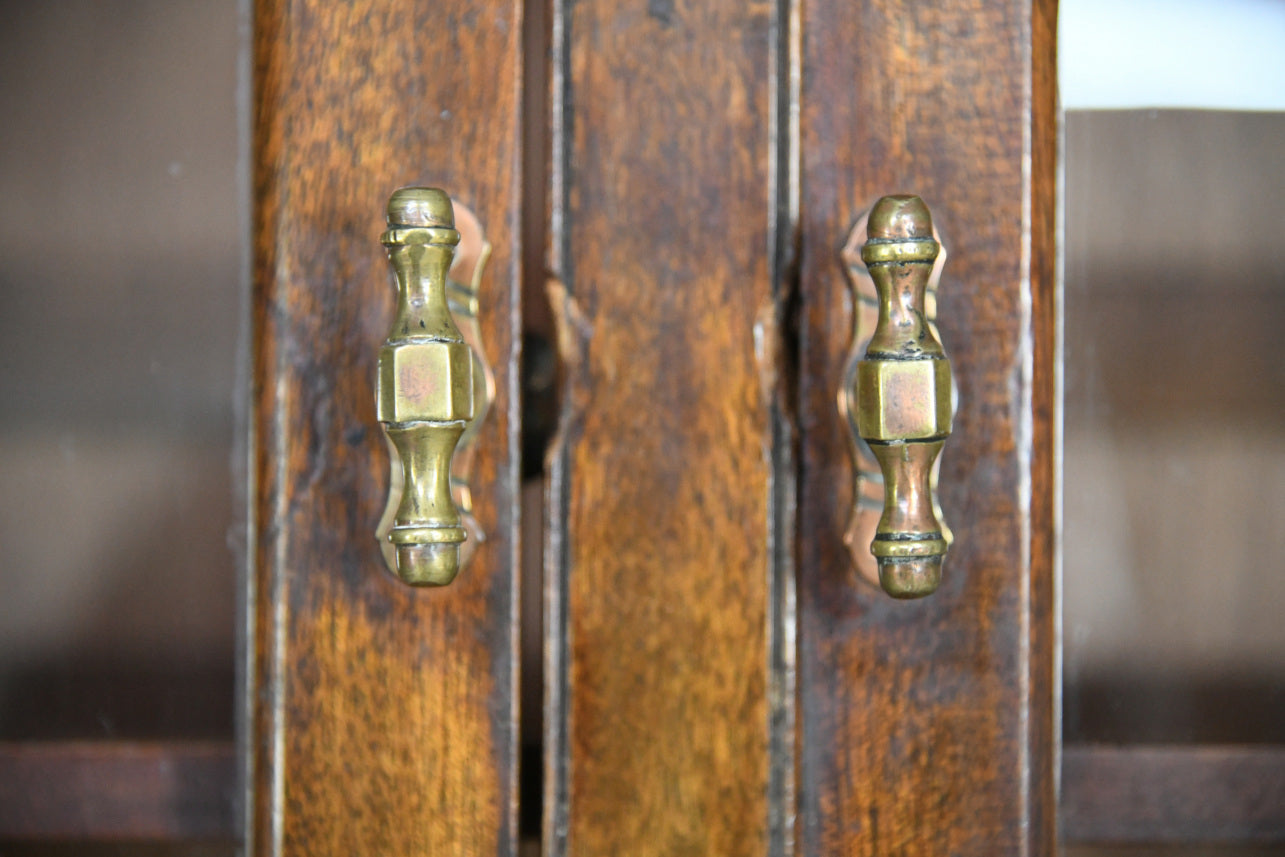 Large Antique Mahogany Glazed Bookcase