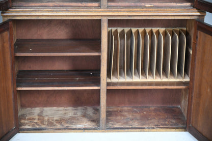 Large Antique Mahogany Glazed Bookcase