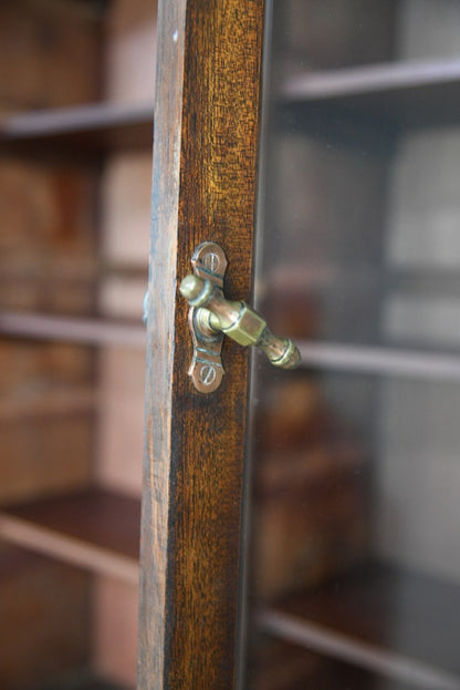 Large Antique Mahogany Glazed Bookcase