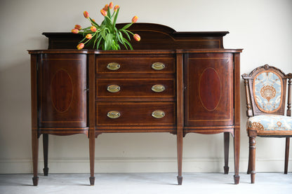 Edwardian Mahogany Inlaid Sideboard Hampton & Sons