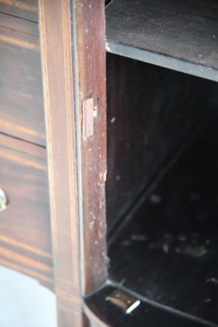 Edwardian Mahogany Inlaid Sideboard Hampton & Sons