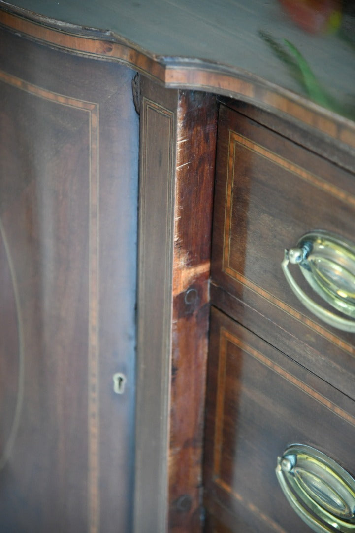 Edwardian Mahogany Inlaid Sideboard Hampton & Sons