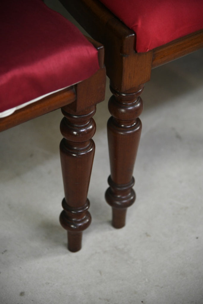 Set 6 Victorian Bar Back Dining Chairs