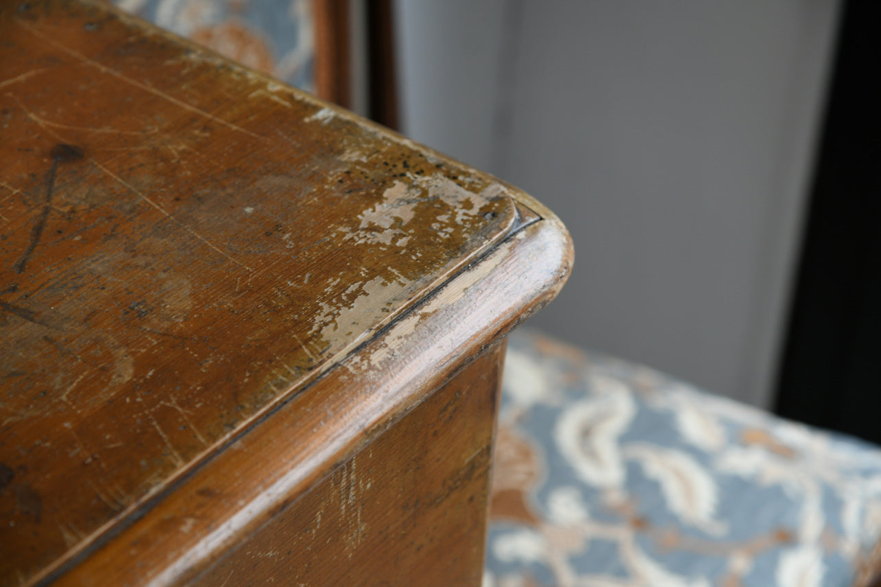 Small Rustic Antique Pine Chest of Drawers