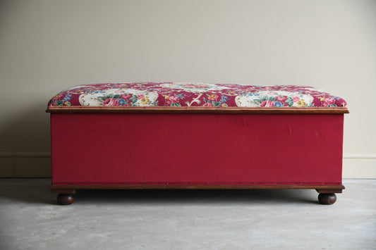 Antique Upholstered Ottoman