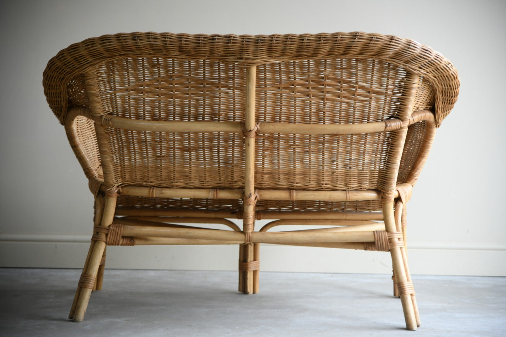 Vintage Rattan Sofa