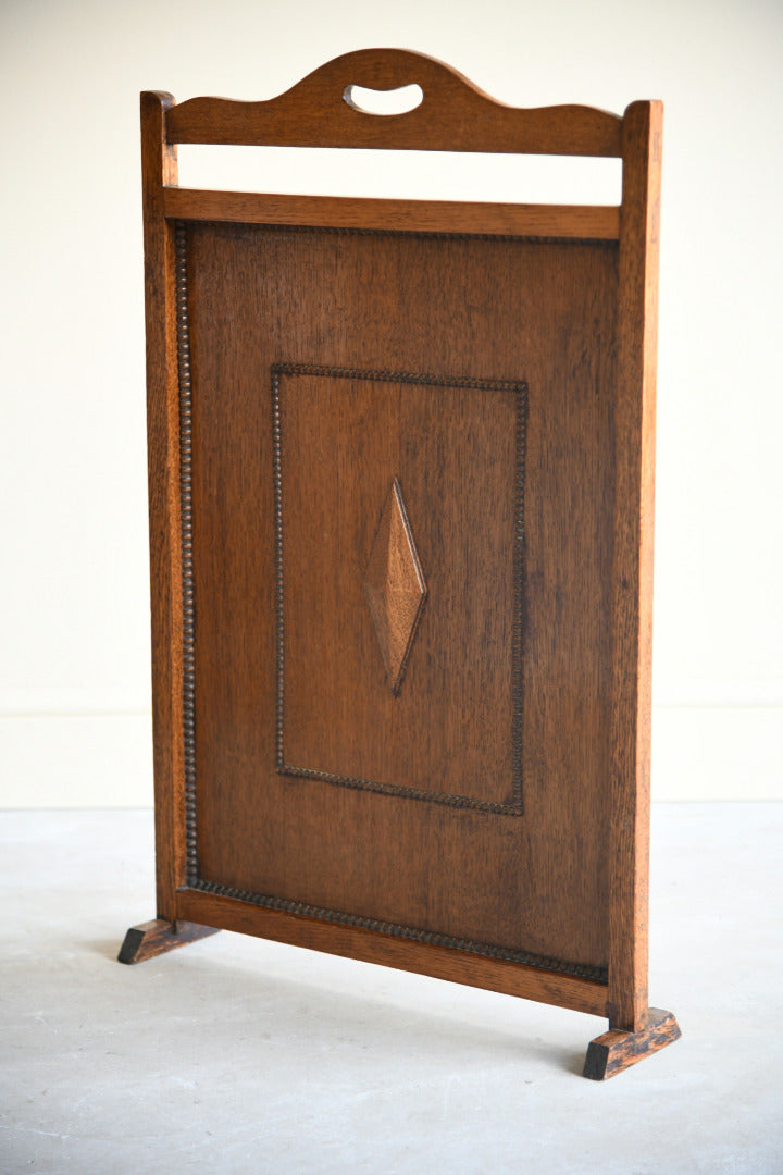 Vintage Oak Firescreen