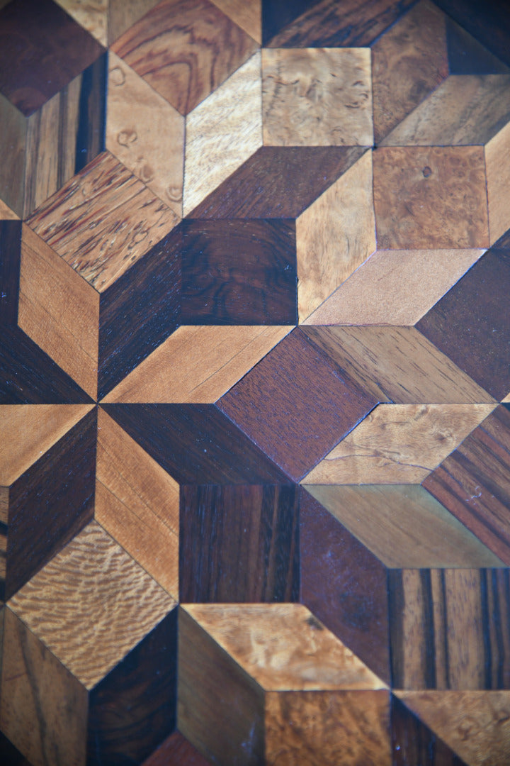 Victorian Rosewood Parquetry Occasional Table