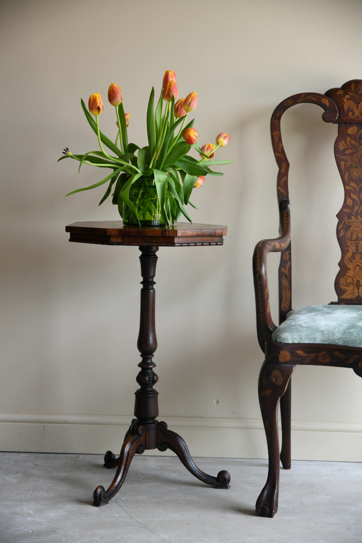 Victorian Rosewood Parquetry Occasional Table