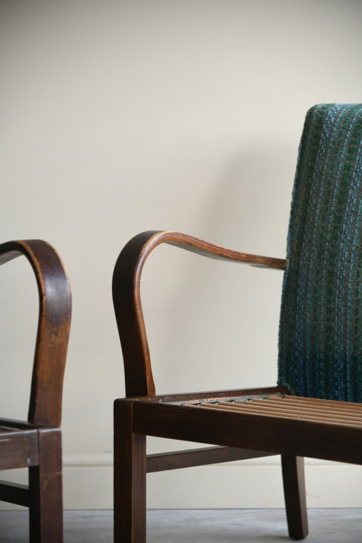 Pair Vintage Parker Knoll Armchairs