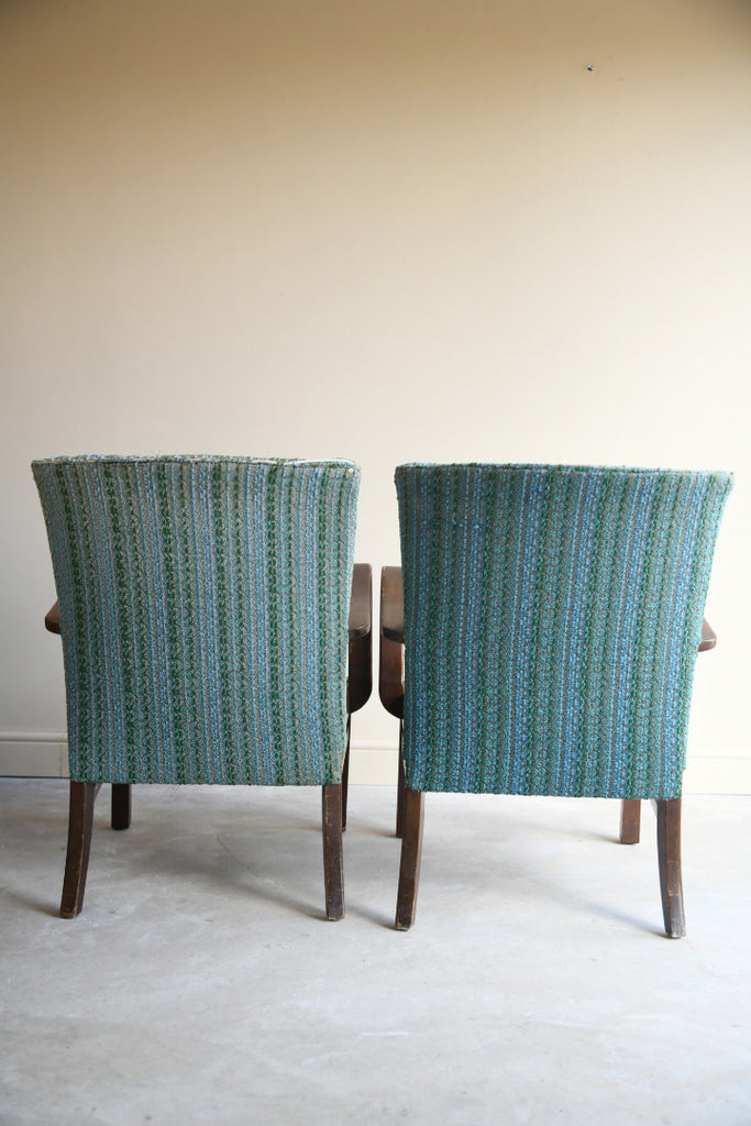 Pair Vintage Parker Knoll Armchairs