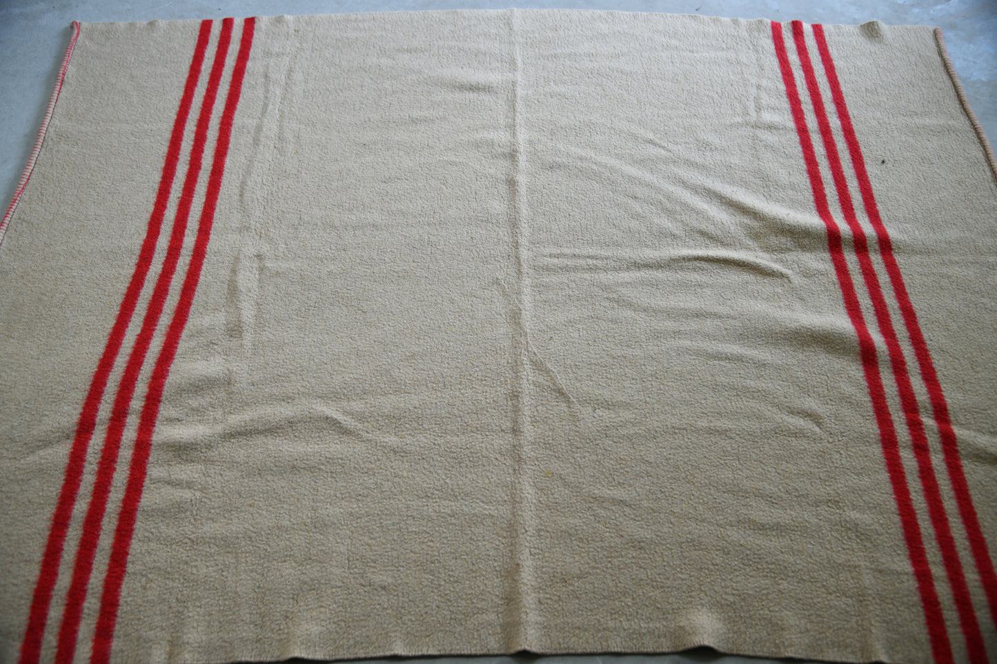 Single Vintage Wool Blanket